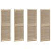 vidaXL Vrata omare z vrati 4 pcs Naravna 170 x 2,1 x 59,5 cm