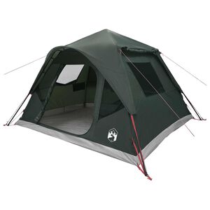 vidaXL Takoj&scaron;nji &scaron;otor s streho Voja&scaron;ka zelena 305 x 275 x 190 cm