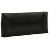 vidaXL Blazina za palete VIANEN 100% poliester Črna 120 x 40 x 12 cm