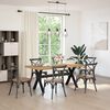 vidaXL Jedilna miza NOAIN 180x90x75 cm trdna borovina