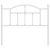 vidaXL Kovinsko vzglavje belo 107 cm