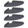 vidaXL Ležeča polica s polico 4 pcs Antracit 18 x 18 x 2 cm