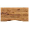 vidaXL Mizna plo&scaron;ča ukrivljena 110x50x2,5 cm trden mangov les