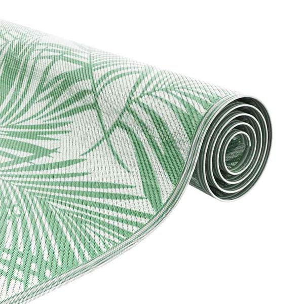 vidaXL Zunanji preproga ARAKIL Zelena 300 x 400 cm PP