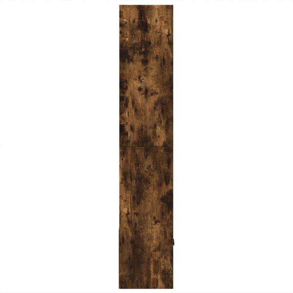 vidaXL Knjižna omara dimljeni hrast 70x36x189 cm inženirski les