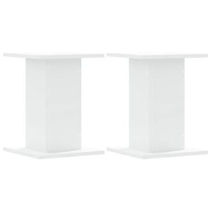 vidaXL Stojalo za rastline 2 kosa belo 30x30x40 cm inženirski les
