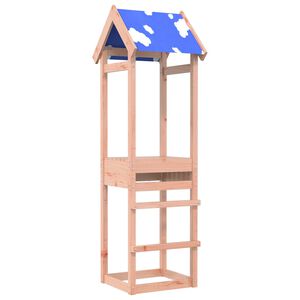vidaXL Igralna stolpnica Rjava 52,5 x 46,5 x 195 cm Trden les douglas