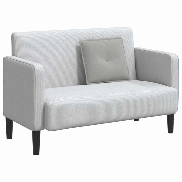 vidaXL Poglavni vzglavnik Svetlo siva 50 x 45 cm Mikrofiber tkanina