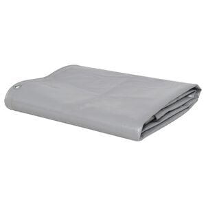 vidaXL Ponjava 650 g/m&sup2; 3x4 m siva