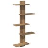 vidaXL PrFloating Shelf Artisan hrast 48,5 x 15 x 101 cm
