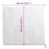 vidaXL Prevleka za rastline iz flisa z zadrgo 70 g/m&sup2; 3,93x3,5 m