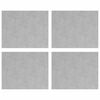 vidaXL Stopnice 4 kos 50 x 40 cm srebrna Aluminij Pravokotna