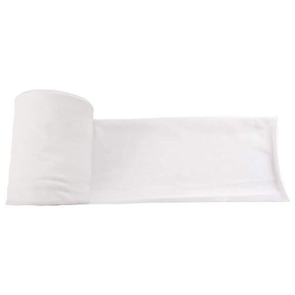 vidaXL Odtok cev Bela 16 x 5000 cm blago