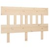 vidaXL Posteljno vzglavje 143,5x3x81 cm trdna borovina