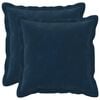 vidaXL Blazina 2 kos HOUTEN Modra 30 x 30 cm Mikrofibra