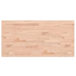 vidaXL Mizna plo&scaron;ča 80x40x1,5 cm pravokotna trdna bukovina