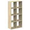 vidaXL Pregrada s knjižno omaro sonoma hrast 69,5x29x137,5 cm inž. les