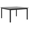 vidaXL Klubska miza Siva Sonoma 80 x 80 x 45 cm Inženirski les