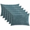 vidaXL Prevleka za blazino 6 kos HEERLEN Modra 30 x 50 cm