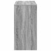 vidaXL Miza s predalom Siva Sonoma 90 x 37.5 x 75 cm Konstruiran les