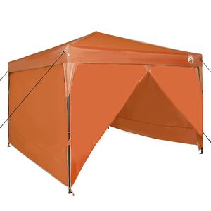vidaXL Nadstre&scaron;ni &scaron;otor 290 x 290 x 251 cm Oranžna Blago