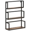 vidaXL Stenska polica 60x20x85 cm trden predelan les