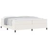 vidaXL Boxspring postelja Krem 200 x 200 cm Žametna tkanina
