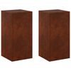 vidaXL Stojalo za rastline 2 pcs Rjav 30 x 30 x 60 cm