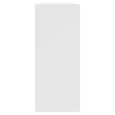 vidaXL Knjižna omara/pregrada bela 100x30x72 cm