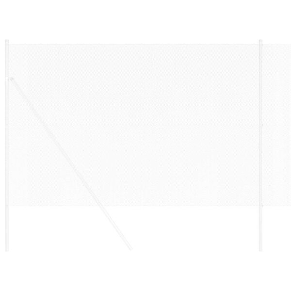 vidaXL Šesterokotna ograja srebrna 1,6 x 25 m Pocinkano jeklo