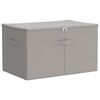 vidaXL Shranjevalna &scaron;katla Netkano blago 60 x 43 x 35 cm 90,3 L Siva
