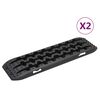vidaXL Plo&scaron;če proti zdrsu 2 kosa črne barve 106x30,5x7 cm najlon