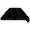 vidaXL Podloge za stopnice 16 kosov rjave 120x25x2 cm trdna hrastovina