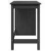 vidaXL Miza Siva 112 x 50 x 75 cm Masivno borovo les