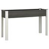 vidaXL Visoka greda siva 120x40x75 cm WPC