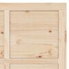 vidaXL Drsna vrata Rjava 80 x 208 cm Masivno borovo les
