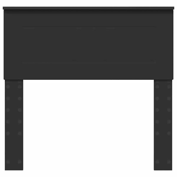 vidaXL Vzglavje z vzglavjem Črna Orehovina 75 cm Konstruiran les