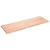 vidaXL Kopalni&scaron;ki pult svetlo rjav 180x60x(2-4) cm obdelan trden les