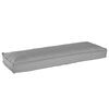 vidaXL Blazina Oxford tkanina Siva 120 x 40 x 8 cm