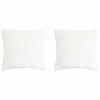 vidaXL Vzglavnik 2 kos 80 x 80 cm Bambusova vlakna Bela