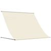 vidaXL Zložljiva tenda krem 250x150 cm tkanina in jeklo