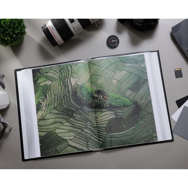 rillstab Predstavitvena mapa A4 80 žepov črna