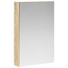 vidaXL Kopalni&scaron;ka ogledalna omara Sonoma hrast 40 x 10,5 x 60,5 cm
