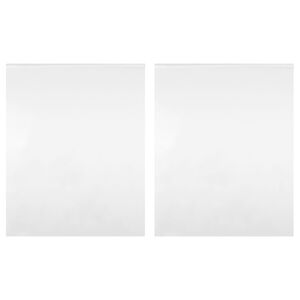 vidaXL Zrcalna folija 2 kosa samolepilna 45x100 cm PET
