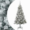 vidaXL Umjetno božično drevo z okrasnimi kroglami 120 cm 150 LED