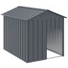 vidaXL Pasja uta s streho antracitna 117x153x123 cm pocinkano jeklo