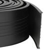 vidaXL Tesnilo garažnih vrat Črna 70 x 6 mm 4,5 m PVC