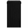 vidaXL Stojalo za rastline 2 pcs Črna Orehovina 10 x 10 x 18 cm