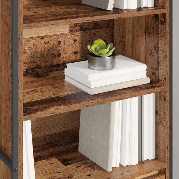 vidaXL Visoke omare 2 pcs Star les 60 x 36 x 200 cm Konstruiran les