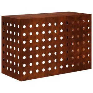 vidaXL Prekrivalo za klimatsko napravo Rjav 90 x 40 x 60 cm